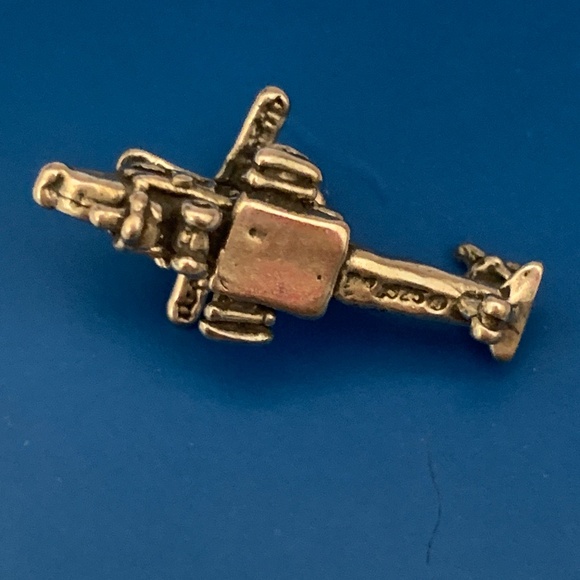 .925 Helicopter Sterling Silver Jewelry Charm #military #travel #adventure - Picture 2 of 4